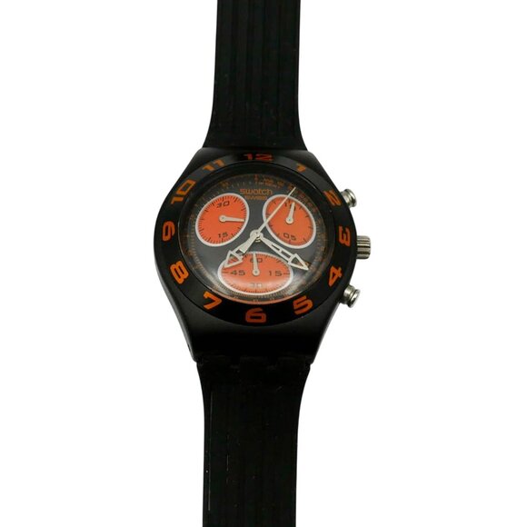 Swatch Blackino Irony Midi Chrono Watch (YMB4000) main image 4